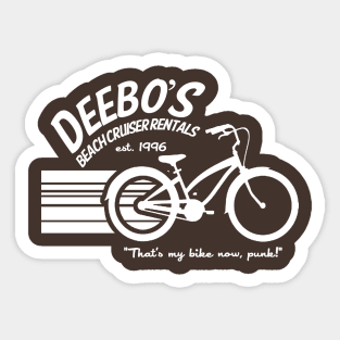 Deebo's Beach Cruisers Sticker